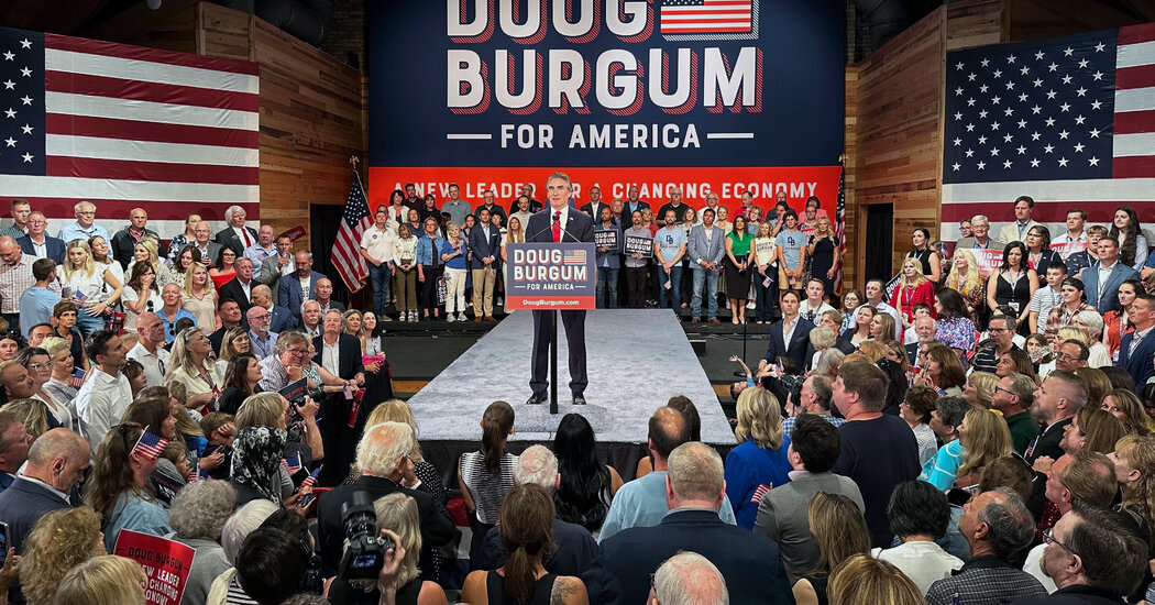 Doug Burgum, Governor of North Dakota With a Fortune, Announces Candidacy for President