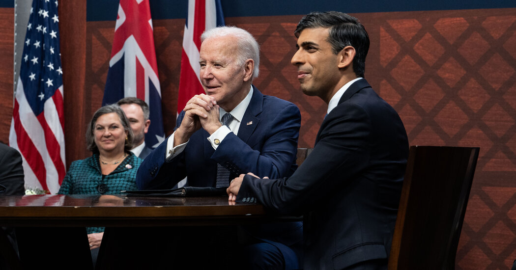 Biden and Sunak to Hold Talks on Economy, A.I. and Ukraine