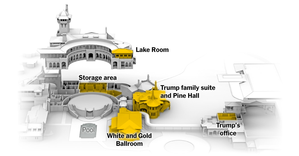 Where Documents Were Found at Mar-a-Lago